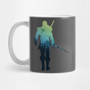 Witch hunter with sword Mug